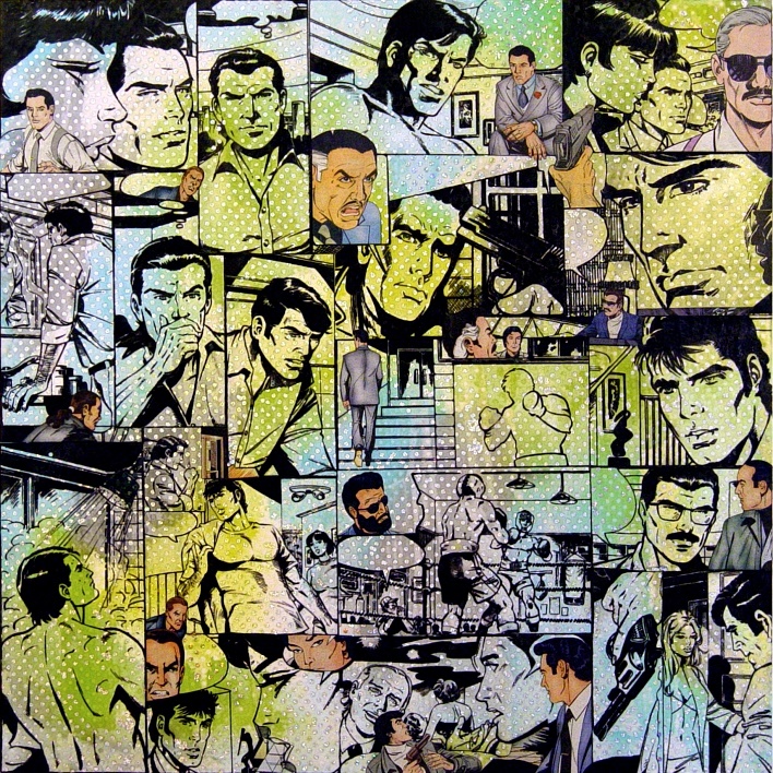 Raven Schlossberg 'Glass Jaw'  2013, 24 x24in.