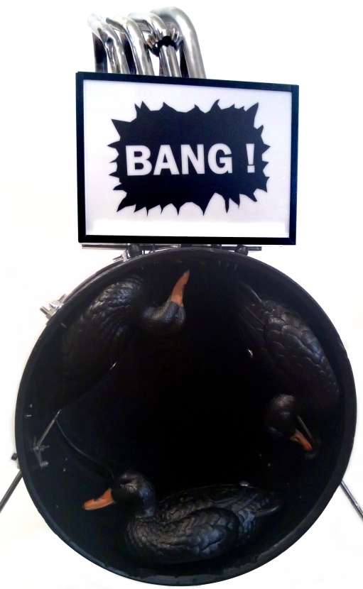 Raven Schlossberg 'Two Groupies For A One Man Band' , 2015 Rear View