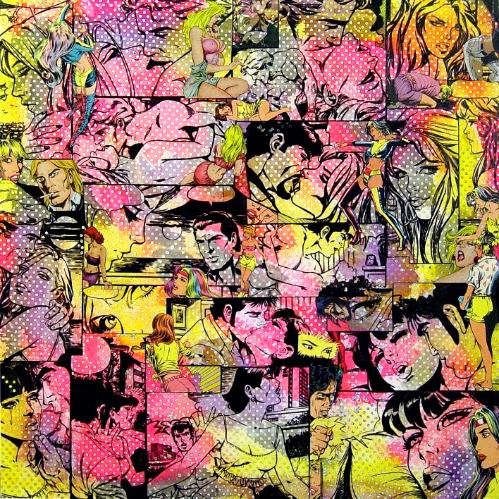 Raven Schlossberg 'Love Comes Quickly' 2013, 24 x24in.